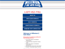 Tablet Screenshot of millenium2autoglass.com
